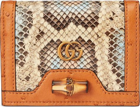 gucci diana card case|Gucci Diana python card case wallet .